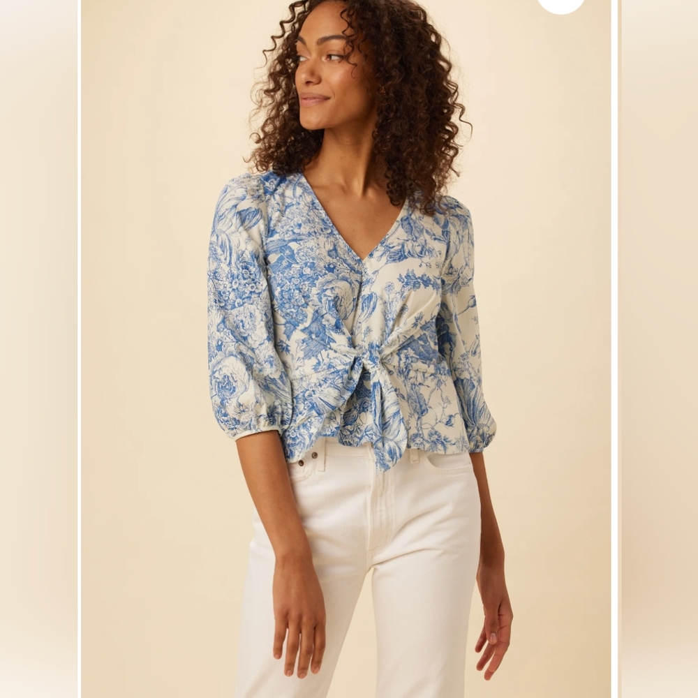 Amour vert organic cotton blouse